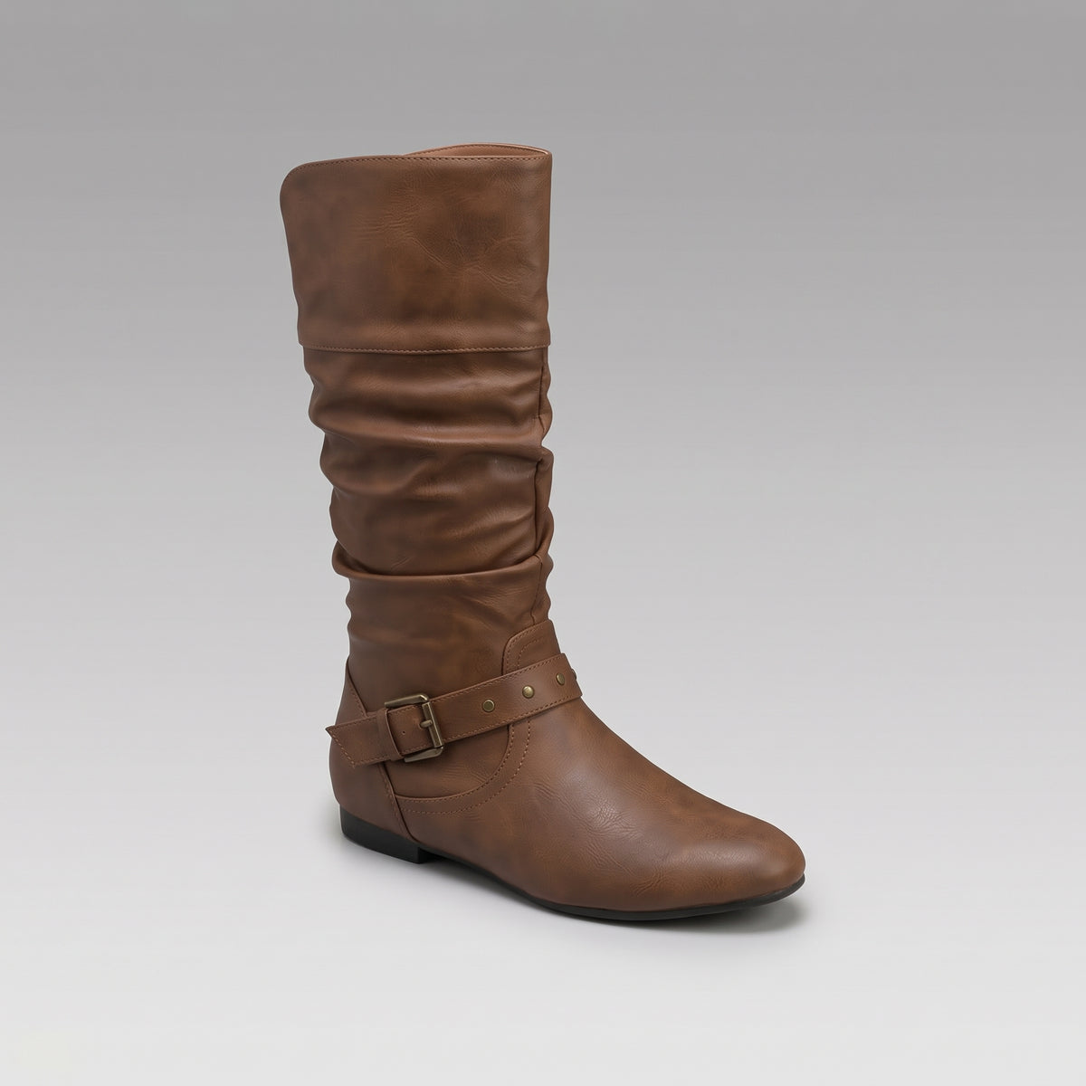 Bottes Mi-Mollet Style Western Rétro pour Femme