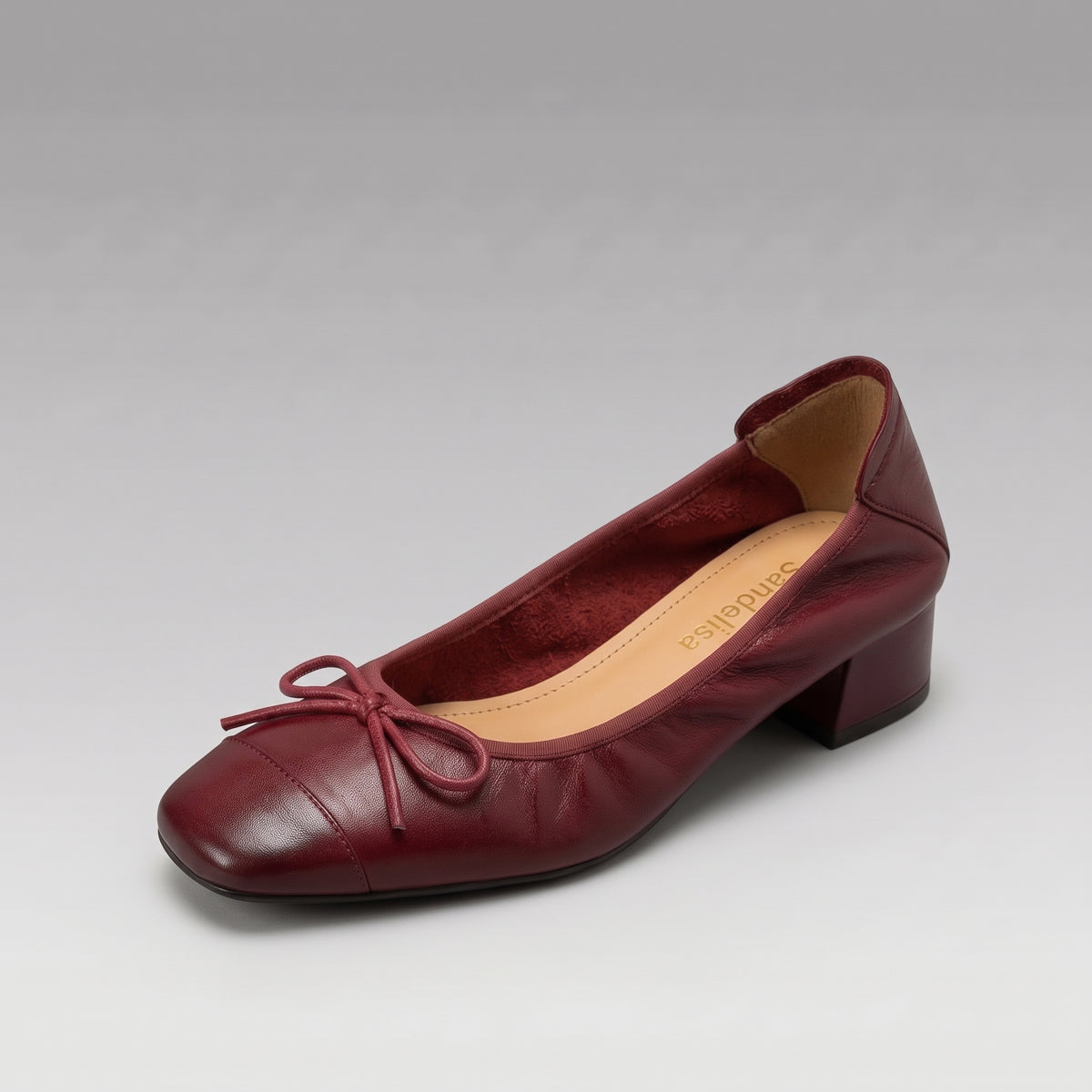 Escarpins Rétro Nœud Papillon Talon