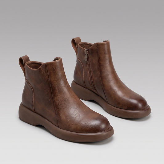 Bottines Chelsea Rétro Épaisses Fermeture