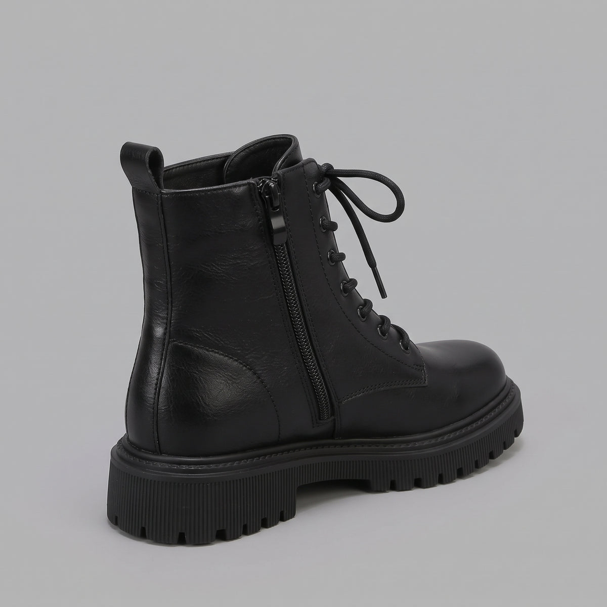 Bottines Combat Chaudes Plateforme Hiver