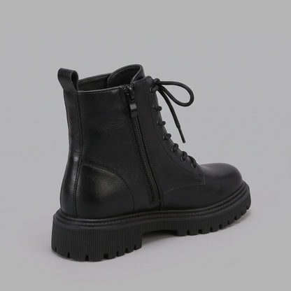 Bottines Combat Chaudes Plateforme Hiver