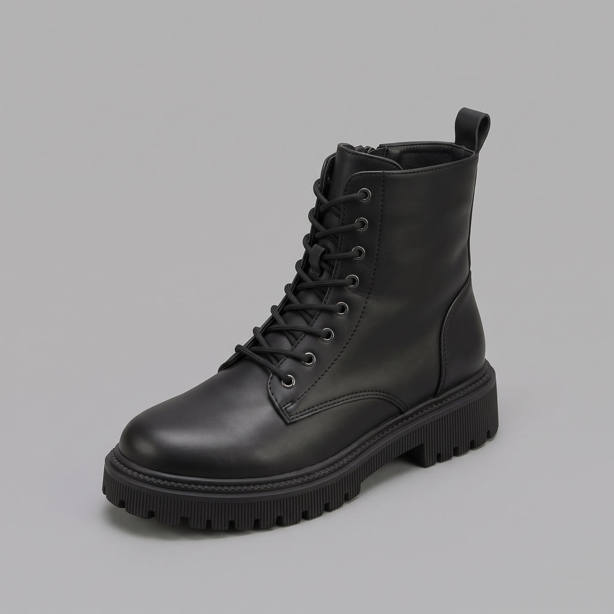 Bottines Combat Chaudes Plateforme Hiver