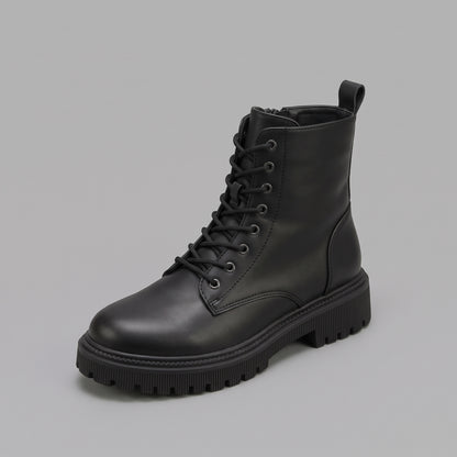 Bottines Combat Chaudes Plateforme Hiver