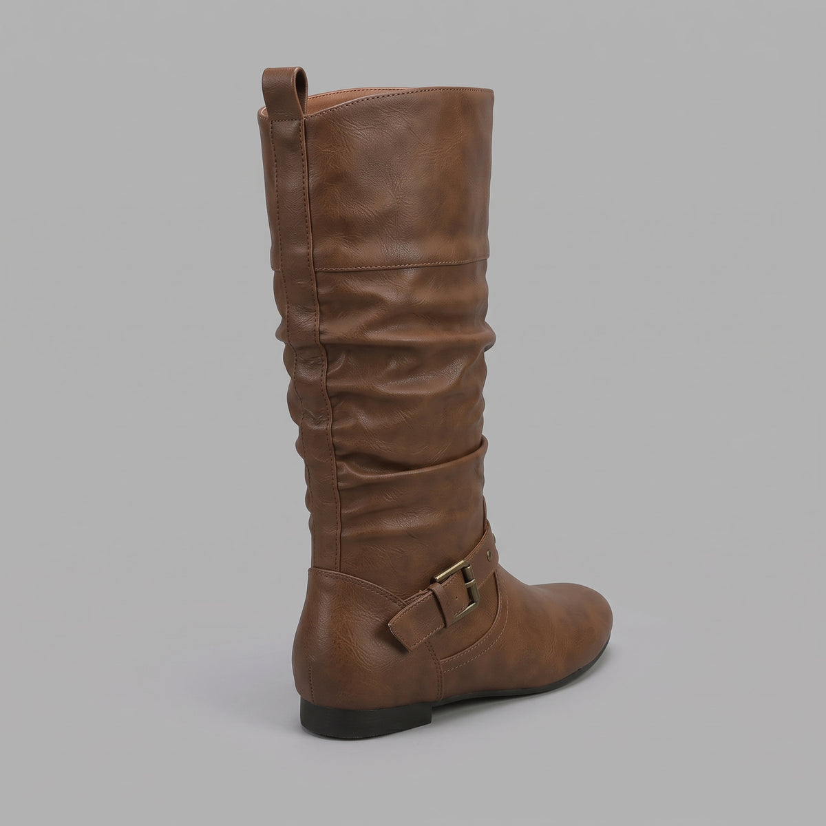Bottes Mi-Mollet Style Western Rétro pour Femme