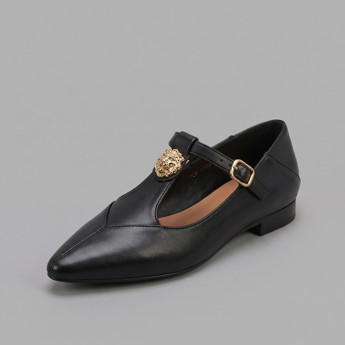 Mocassins Élégants à Bride en T et Bout Carré