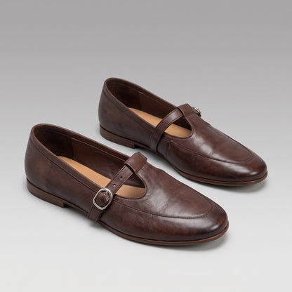Moccasins Mary Jane Rétro Carrés
