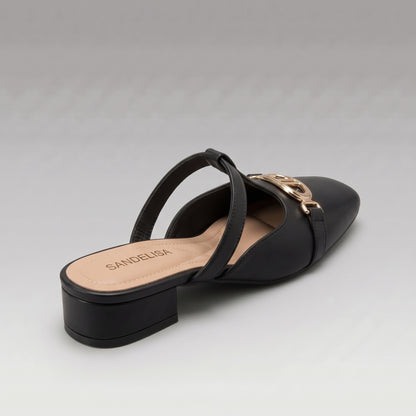 Chaussures Mules Bout Fermé Femme