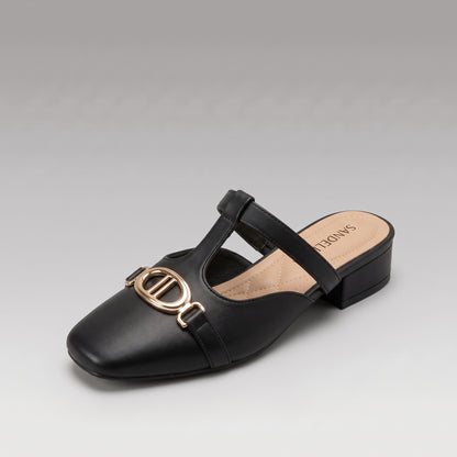 Chaussures Mules Bout Fermé Femme