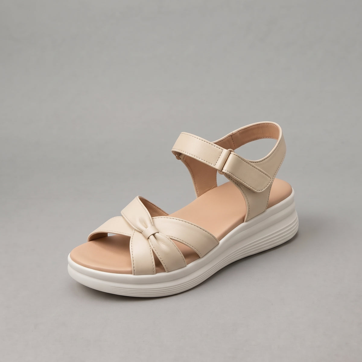Sandales Plates Cuir Confortables