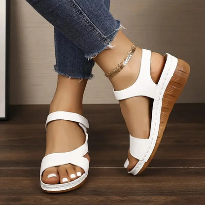 Summer 2026 Open-Toe Wedge Orogonal Sandals