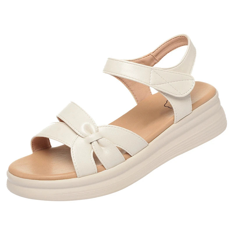 2026 Women's Comfortable Leather Flat Sandals