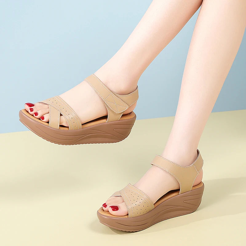 2026 Women's Casual Platform Thick Heel Sandals