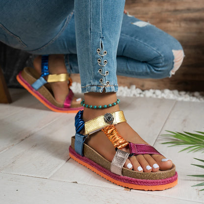 2026 Women's Breathable Flat Summer Sandals